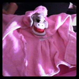 Infant Girl Baby Robe Name Brand 0-9M